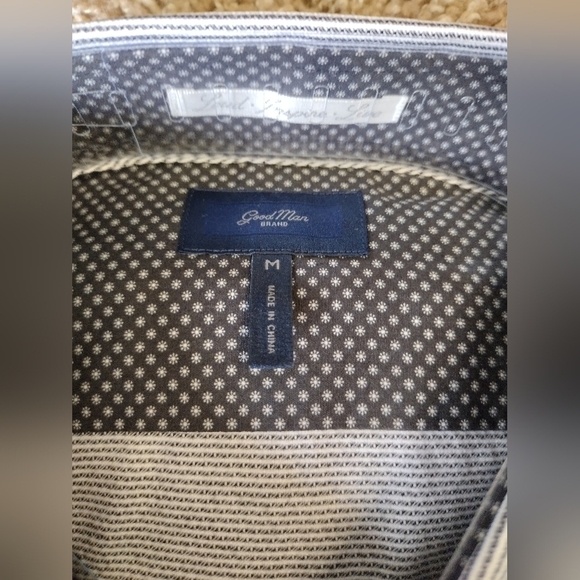 Good Man Brand Men's Gray Lined Long Sleeve Button Down  Shirt NWT - Picture 3 of 7